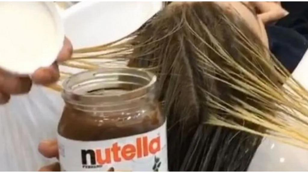 Haare färben mit Nutella? Diese Frau kann das Ergebnis kaum glauben