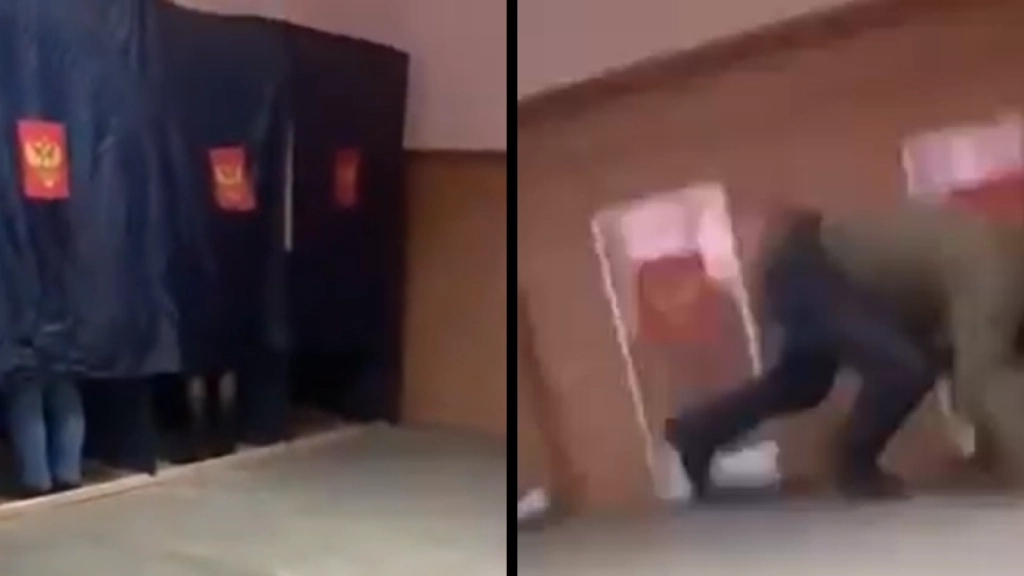 Medienbericht: Explosion in einem Wahllokal in Russland