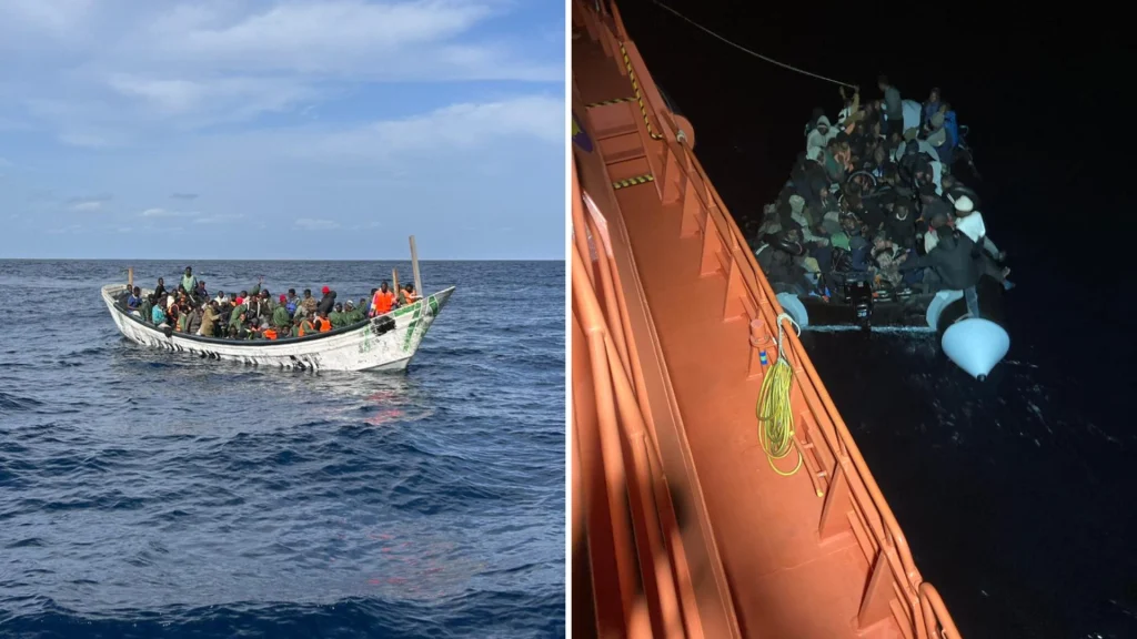 Höchste Zahl an Migranten: Fast 400 Personen vor den Kanarischen Inseln gerettet