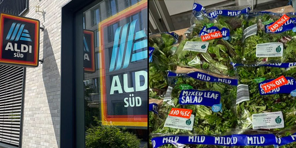 Frau schockiert über den Inhalt ihrer Aldi ‚Too Good to Go‘-Box