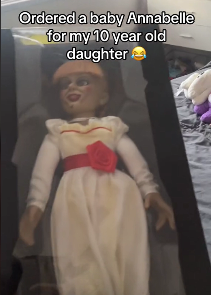 Weihnachtsüberraschung: Vater erhält Horrorpuppe statt Baby Annabelle