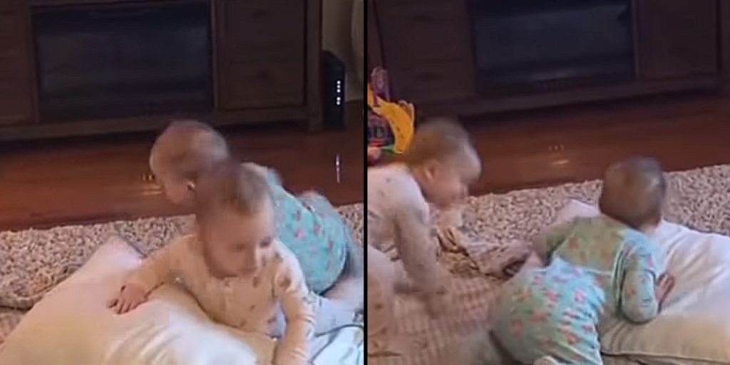 Zwillingskleinkinder begeistern im Netz mit Nachstellung einer ‚Frozen‘-Szene