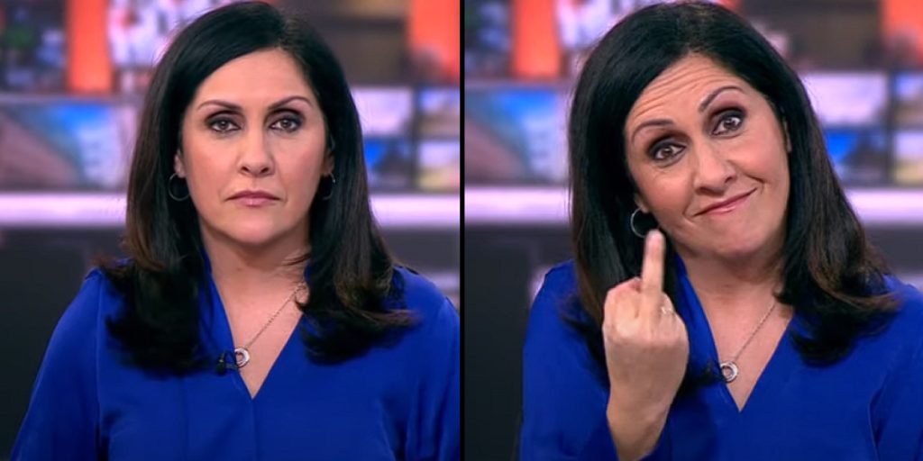 Großer Fauxpas einer BBC-Moderatorin: Streckt live im Fernsehen den Mittelfinger aus