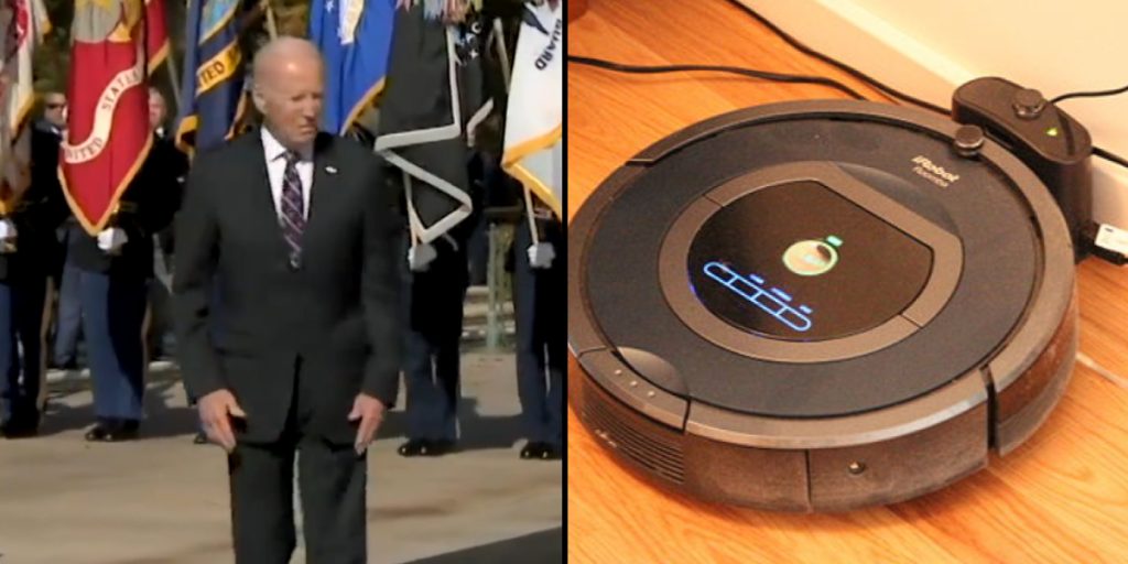 Neues Video von verwirrtem Joe Biden wird zum viralen Hit: Leute nennen ihn ‚Menschlicher Roomba‘