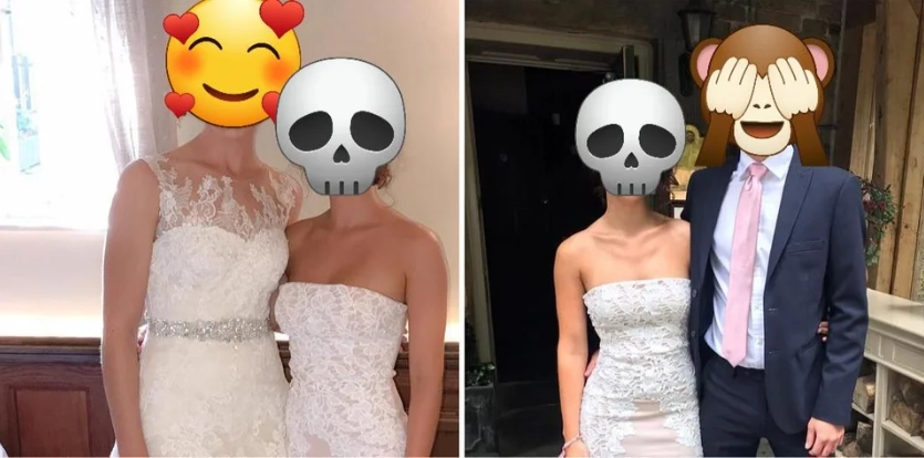 Hochzeitsdrama: Gast stiehlt Braut die Show mit ihrem Kleid