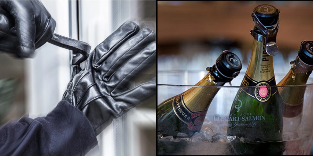 Diebe entkommen mit Champagner im Wert von 600.000 Euro