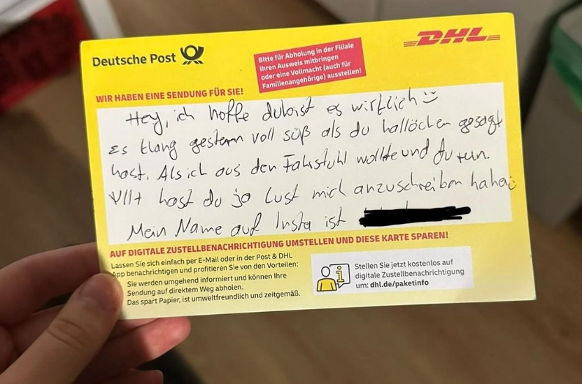 DHL-Kundin erhält überraschende Nachricht vom Paketboten