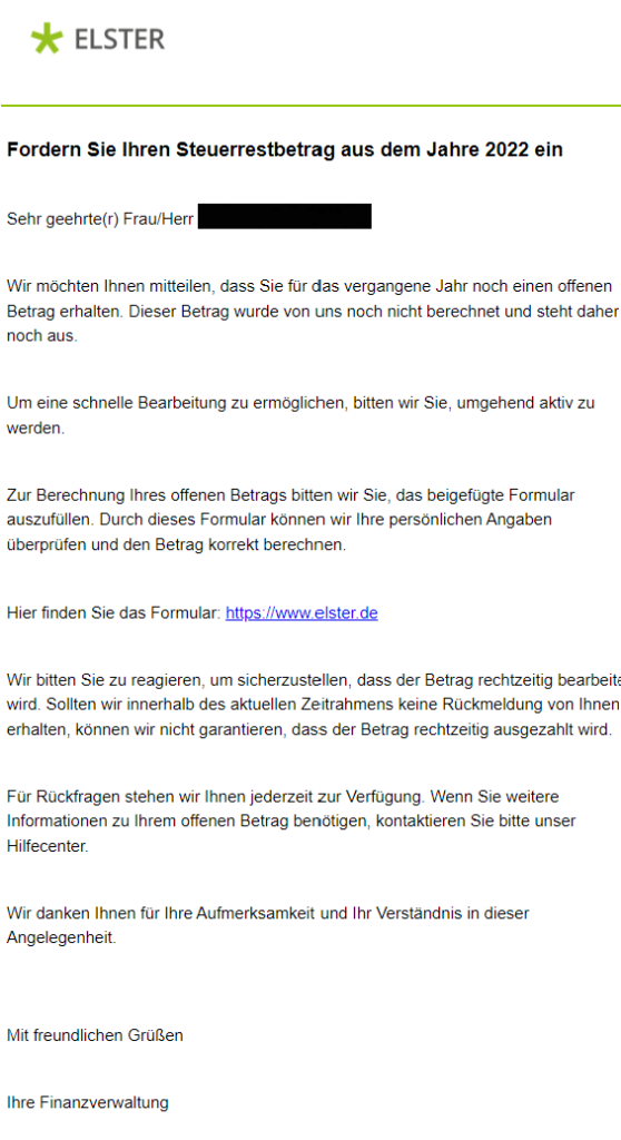 Neue Phishing-Falle: Diese ELSTER-Mail könnte Sie teuer zu stehen kommen