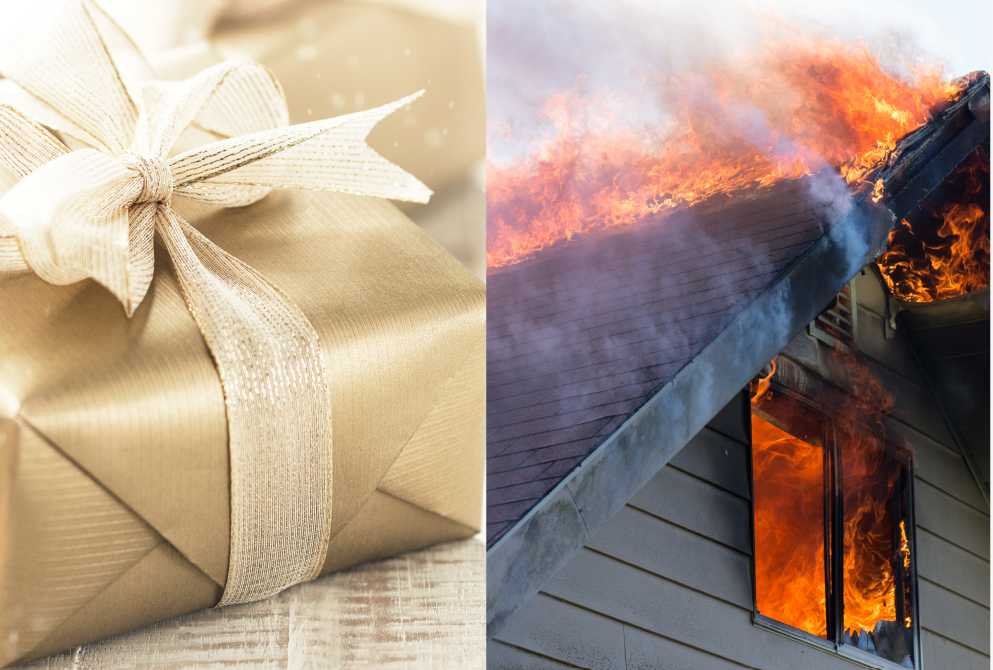 Weihnachtsgeschenk wird zum Albtraum: Haus brennt nieder