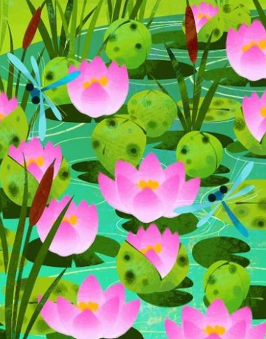 Nur ein Genie kann den versteckten Frosch im Bild des Lotus-Teichs innerhalb von 11 Sekunden entdecken – Los gehts