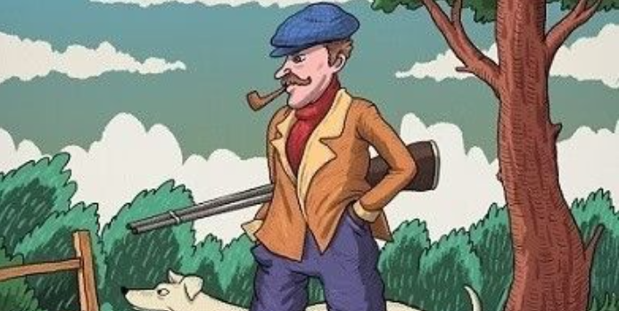 Können Sie den Hasen, der sich vor dem Jäger im Wald versteckt, in nur 5 Sekunden aufspüren? Testen Sie jetzt Ihr Auge fürs Detail