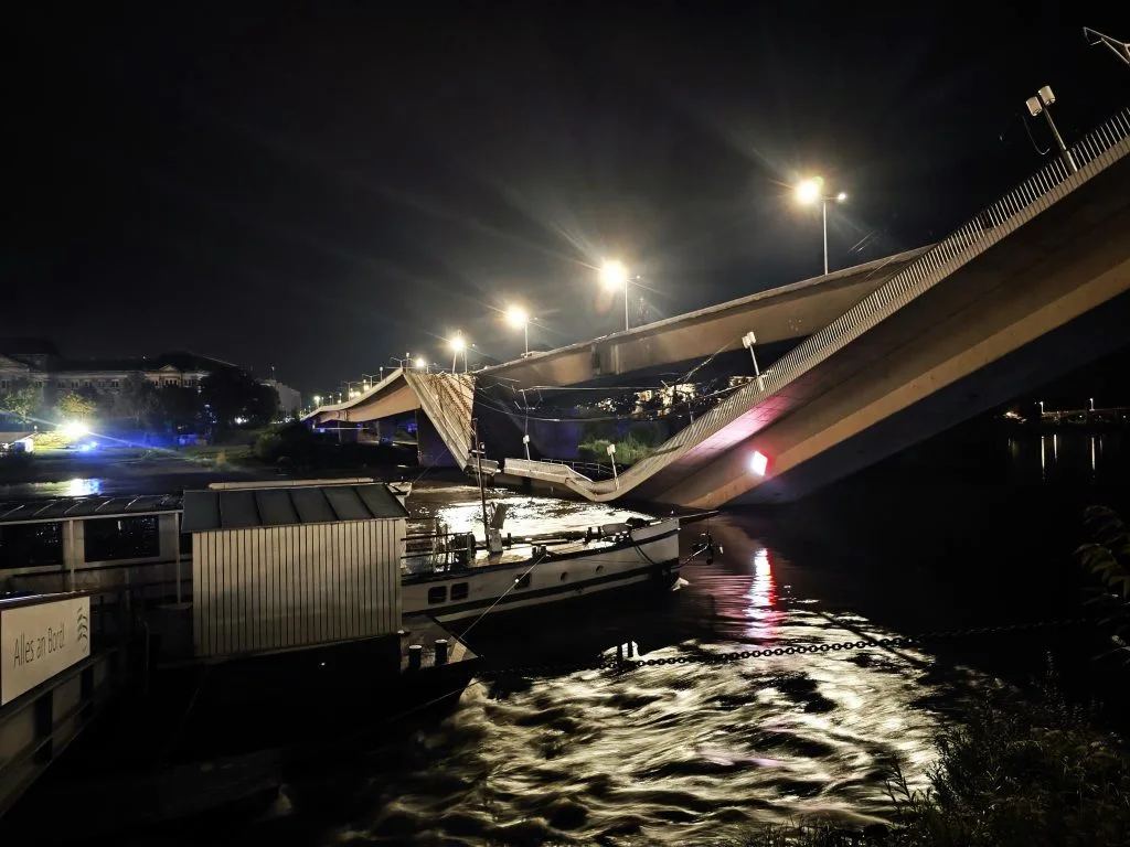 Teile der Carolabrücke in Dresden stürzen ein: Infrastruktur stark beeinträchtigt