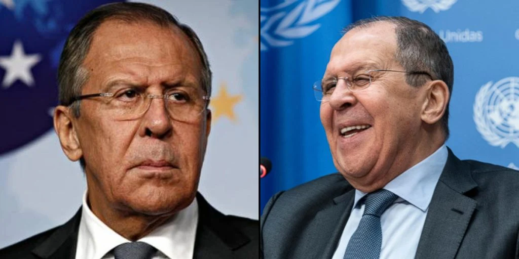 Putins rechte Hand, Sergej Lawrow, zeigt sich empört