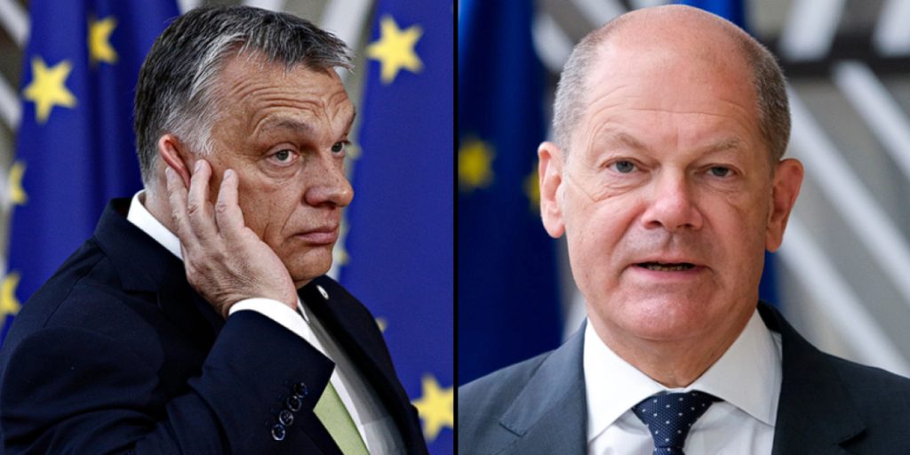 Scholz bittet Orbán um Kaffeepause, während EU über Weg der Ukraine diskutiert