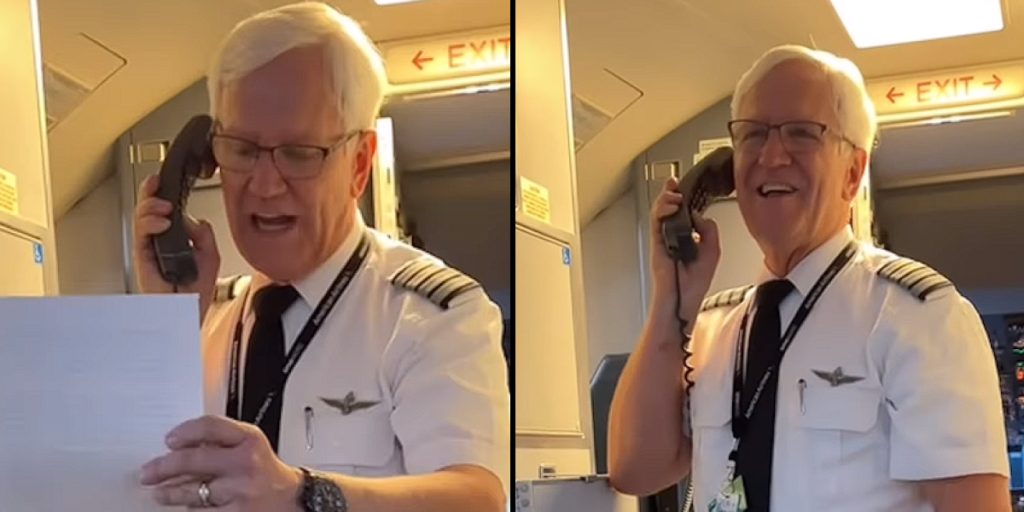 Pilot hält bewegende Abschiedsrede vor seinem letzten Flug: Seine rührenden Worte bringen Sie zum Weinen