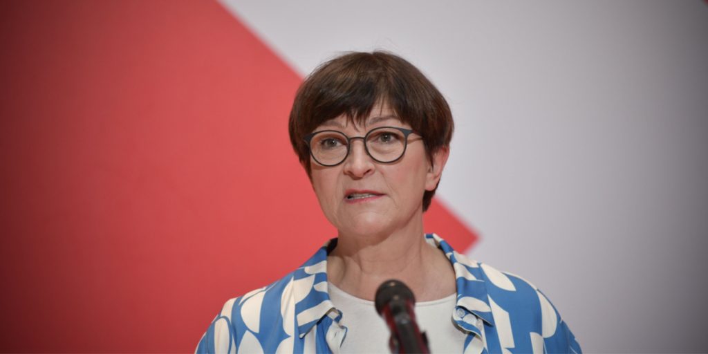 SPD-Chefin Esken warnt: CDU unter Merz ist eine Gefahr für Deutschland