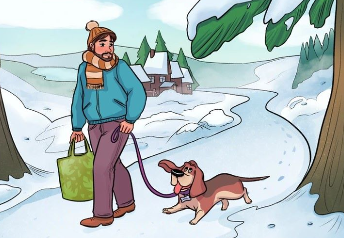 Nicht jeder wird das lösen können: Können Sie den Fehler in diesem Winterwunderland-Bild innerhalb von 11 Sekunden entdecken?