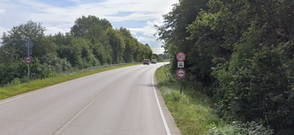 Tödlicher Frontalzusammenstoß auf der B 12 bei Isny