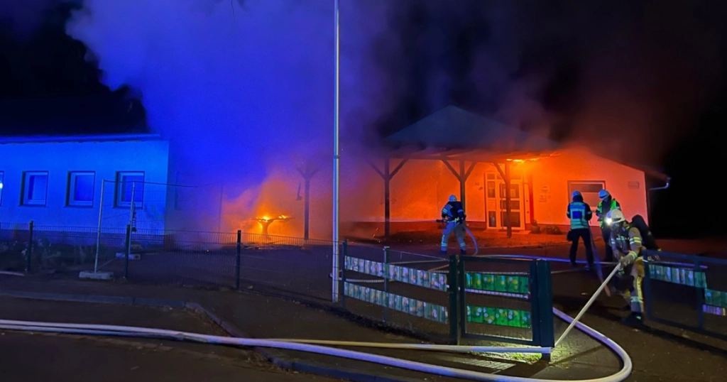 Brand auf Kindergartengelände in Lippstadt