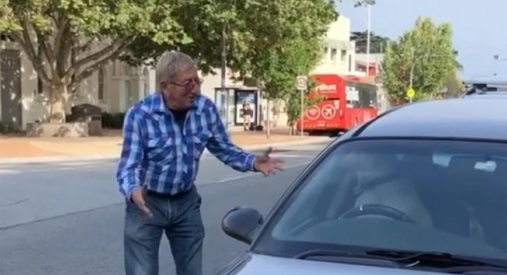 Virales Video zeigt ungeduldigen Hund, der für seinen Besitzer hupt