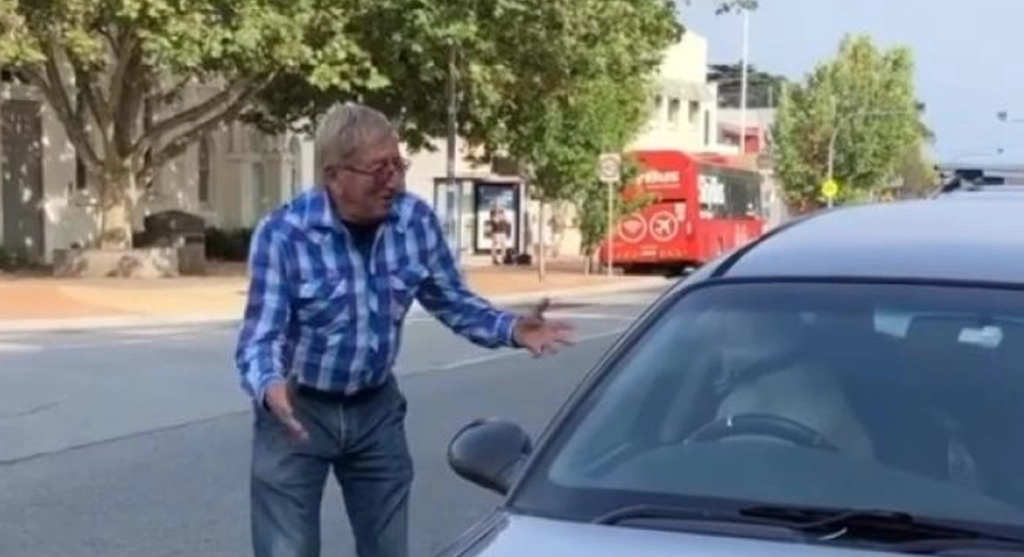 Virales Video zeigt ungeduldigen Hund, der für seinen Besitzer hupt