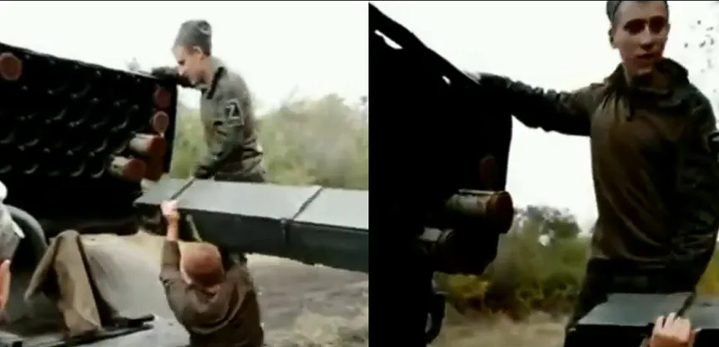 Video von russischen Soldaten beim Nachladen eines Panzers geht viral: Was haben sie bloß vor