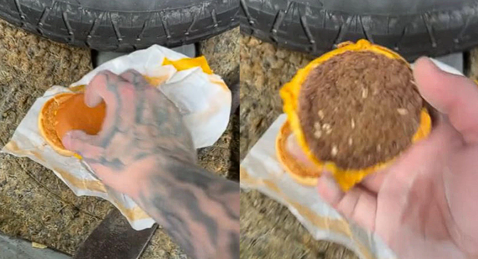 Cameron findet alten McDonald’s-Burger im Auto und ist schockiert über das Detail
