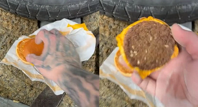 Cameron findet alten McDonald’s-Burger im Auto und ist schockiert über das Detail