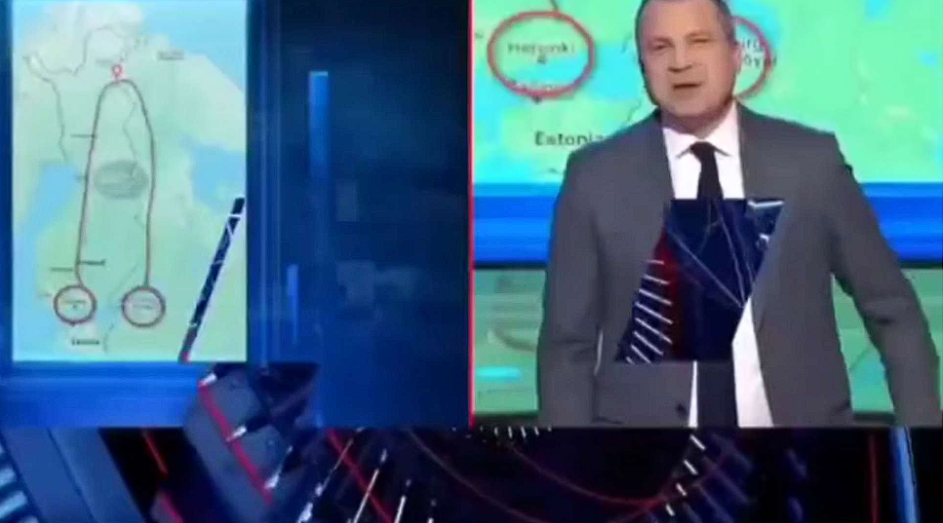 Peinliche Szenen im russischen Fernsehen: So sieht die Grenze aus