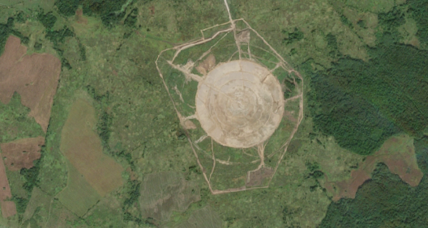 Eine 1200 Meter breite Struktur erscheint auf Satellitenbildern – Das ist das „Monster von Kaliningrad“