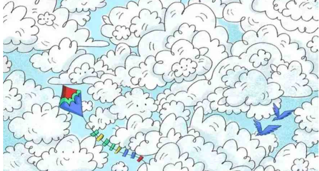 Nur Genies können das Schaf erkennen, das sich in 9 Sekunden unter den Wolken versteckt
