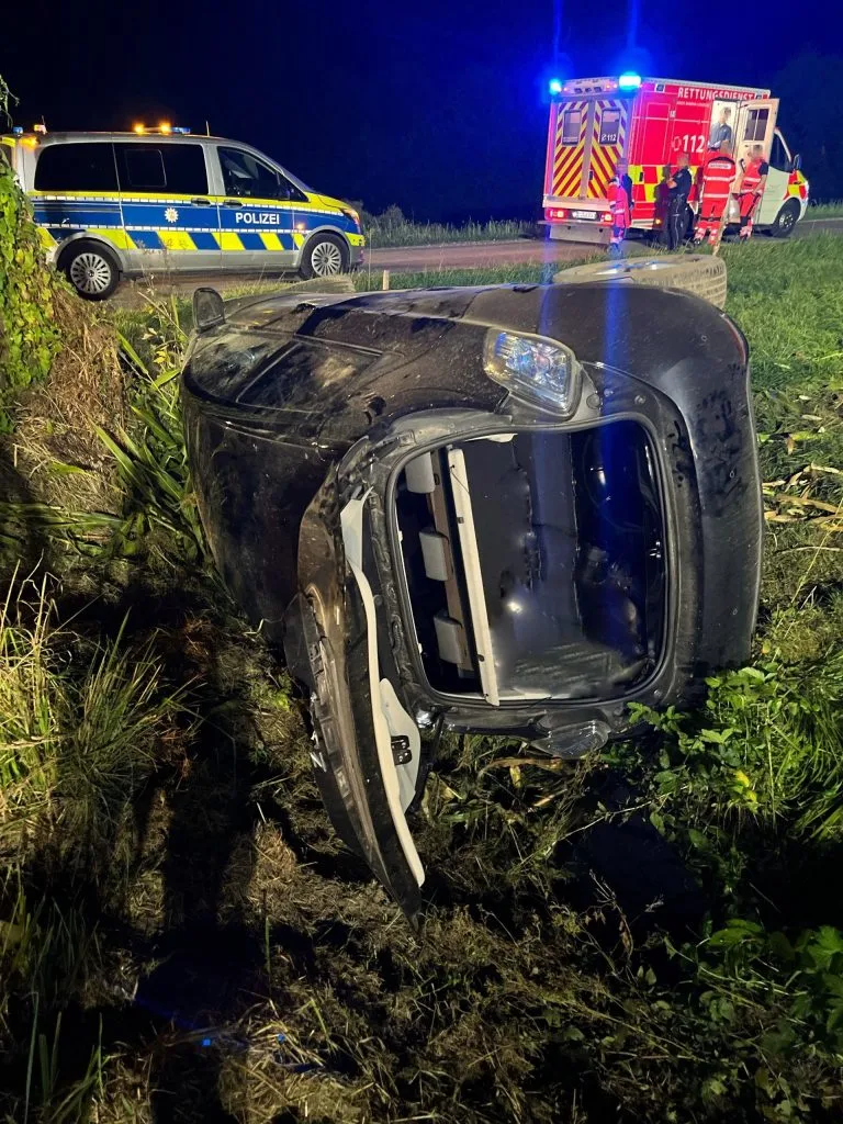 Unfall in Hüllhorst: Betrunken und ohne Führerschein unterwegs