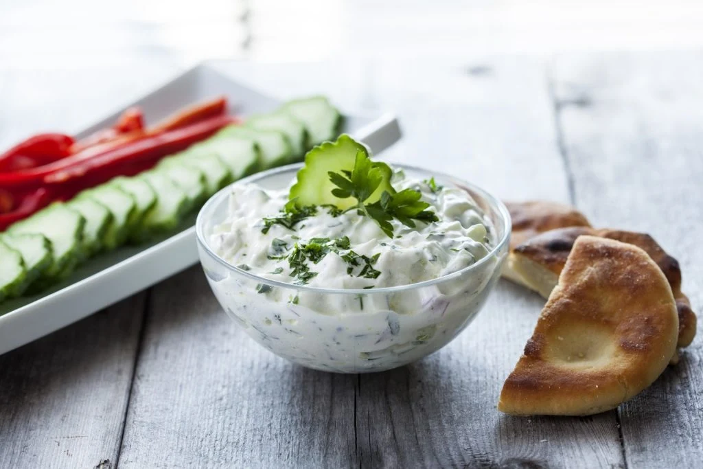 Extra cremiges Tzatziki!